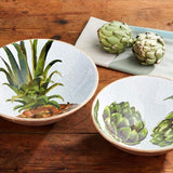 Mudpie "Pineapple & Artichoke" Bowl Set, 2-Piece