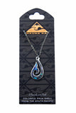 Pewter Paua Hook Necklace - Polynesian Cultural Center