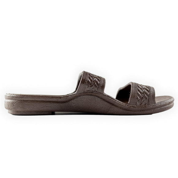 A.J.&W Comfy Brown Sandals- Side View