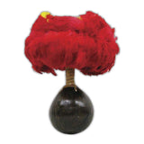 Hawaiian Feathered 'Uli 'Uli Traditional Percussion Instrument