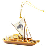 Polynesian Cultural Center Sailing Canoe Ornament