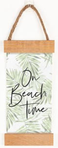 "On Beach Time" Canvas Wall Art