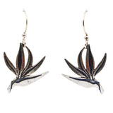 Leighton Lam Designs Bird of Paradise Silver-plated Dangle Earrings