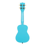 Blue Yonder Ukadelic Soprano Ukulele - Back View