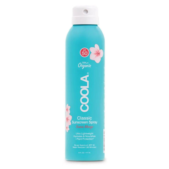 Coola Classic Guava Mango Organic Body Sunscreen Spray- SPF 50