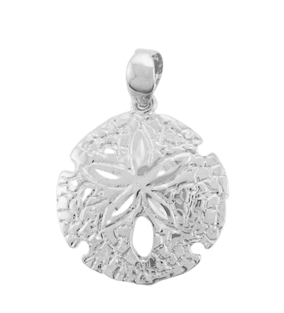 Sterling Silver Sand Dollar Pendant - Polynesian Cultural Center