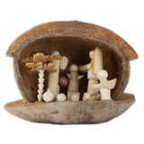 Hawaiian Coconut Shell Nativity Scene