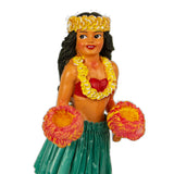 "Kinohe" Hula Girl with Uli Uli Dashboard Bobble Doll