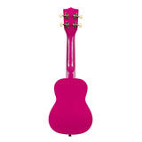 Dragon Fruit Ukadelic Soprano Ukulele- back view