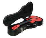 Eddy Finn Black Tenor Ukulele Hard Case 