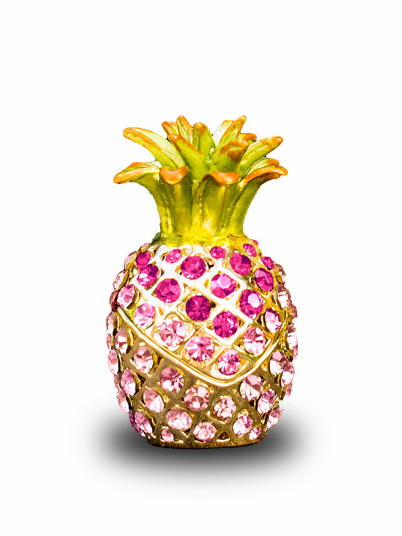 Pink Swarovski Pineapple Box- 2