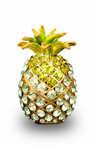 Swarovski Green Pineapple Box, Medium - Polynesian Cultural Center