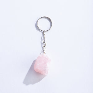 Key Chain Rose Quartz Rough - Polynesian Cultural Center