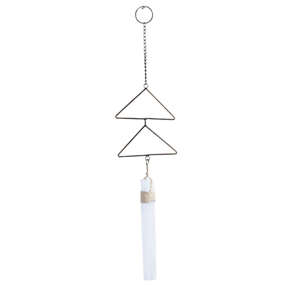 GeoCentral Selenite Wall Hanging 