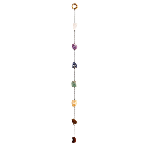 GeoCentral Rough 7-Chakra Wall Hanging 