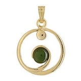 Ariki 22K Gold & Jade "Eternity" Pendant