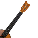 Kamaka Koa Wood Deluxe Concert Ukulele- Neck and Headstock