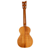 Kamaka Koa Wood Deluxe Concert Ukulele- Back View