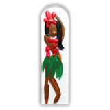 95° and Sunny Hula Girl Crystal Glass Nail File