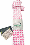 Pineapple Palaka Honu Sea Turtle Pink necktie. 