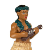 Hula Boy with Ukulele Dashboard Bobble Doll - 4"