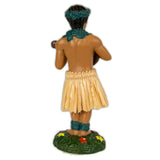 Hula Boy with Ukulele Dashboard Bobble Doll - 4"