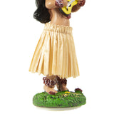 Hula Girl with Ukulele Dashboard Bobble Doll- Lower View