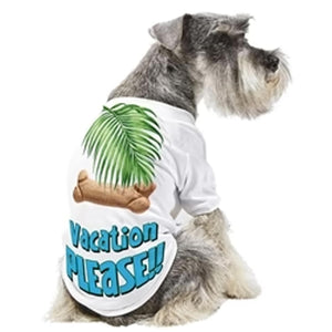 Just Add My Dog "Vacation Please" Dog Tee