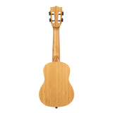 Kala Solid Bamboo Soprano Ukulele- back view