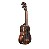 Kala Soprano Ukulele - Striped Ebony w/ Satin Finish 