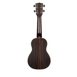 Kala Soprano Ukulele - Striped Ebony w/ Satin Finish - back view