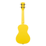 Kala "Lemon Drop" Candy Shoppe Concert Ukulele- Back View