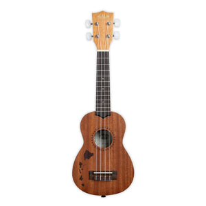 Kala Mahogany "Hawaiian Islands" Soprano Ukulele