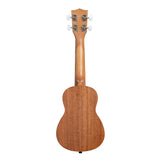 Kala Mahogany "Hawaiian Islands" Soprano Ukulele- back view