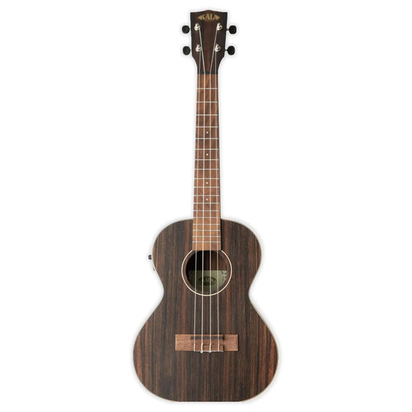 Kala Striped Ebony Tenor Ukulele with Built-in Equalizer