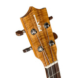 Kamaka Koa Baritone Ukulele - Closeup of Headstock