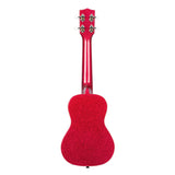 Kala Red Sparke Concert Ukulele- Back View  