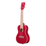 Kala Red Sparke Concert Ukulele - Side View