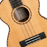 Kamaka Cedar Ukulele Standard Soprano Deluxe Ukulele- Closeup of Body