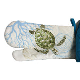 Honu Voyage Cotton Twill Oven Mitt