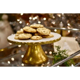 Marble Gold Pedestal Cake Stand - Polynesian Cultural Center