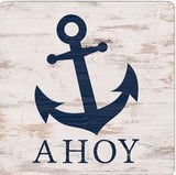 "Ahoy" Anchor Refrigerator Magnet