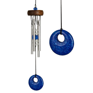 Woodstock Chimes "Stone Blue" Mini Wind Chime