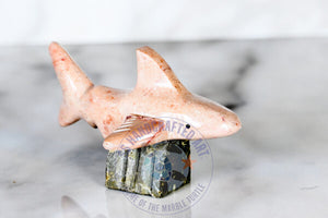 Marble Shark with stand 2in - Polynesian Cultural Center