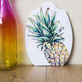 Home Essentials Oblong Ceramic Pineapple Trivet, 9.5''