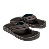 Olukai Men's "Hokua" Sandals- Dark Wood