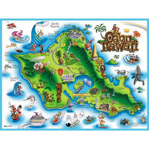 Oahu Hawaii Jigsaw Puzzle- 500 Pieces