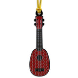 Novelty Pineapple Ukulele Metal Ornament 