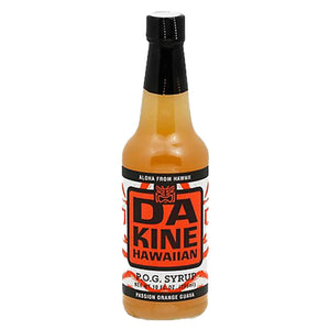 Da Kine Hawaiian P.O.G. (Passion, Orange, Guava) Syrup- 10 oz.