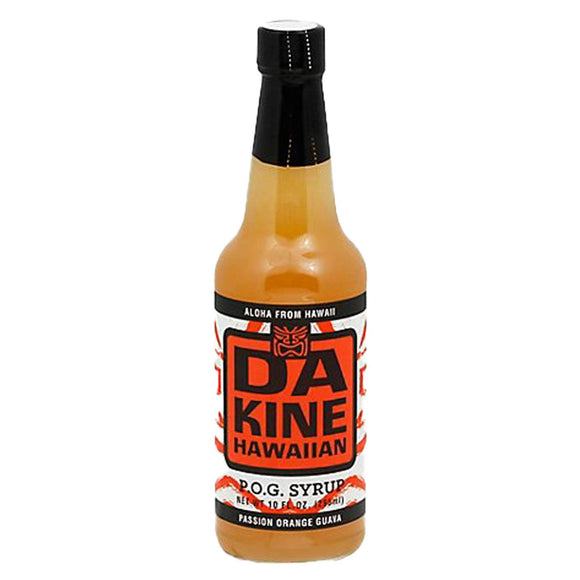 Da Kine Hawaiian P.O.G. (Passion, Orange, Guava) Syrup- 10 oz.